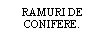 Text Box: RAMURI DE CONIFERE.