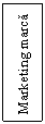 Text Box: Marketing marca