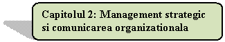 Rounded Rectangle: Capitolul 2: Management strategic si comunicarea organizationala