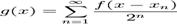 g(x)=sum_^infty frac