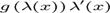 gleft(lambda(x)right)lambda'(x)