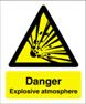 Hazard Warning Sign - Explosive Atmosphere