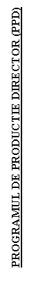 Text Box: 	PROGRAMUL DE PRODUCTIE DIRECTOR (PPD)