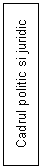 Text Box: Cadrul politic si juridic